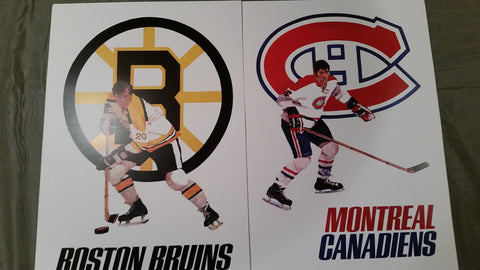 Lot-of-Vintage-NHL-Posters-1968-1972-Original-6